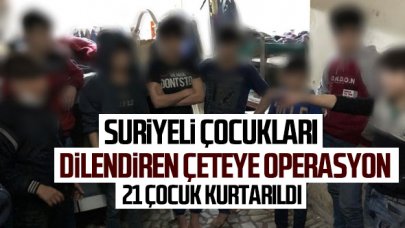 İstanbul'da Suriyeli çocukları dilendirenlere operasyon: 21 çocuk kurtarıldı