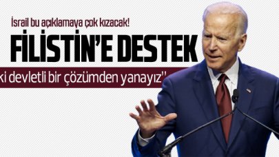 Biden'dan Filistin devletine destek