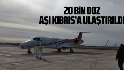 20 bin doz aşı KKTC'ye ulaştırıldı