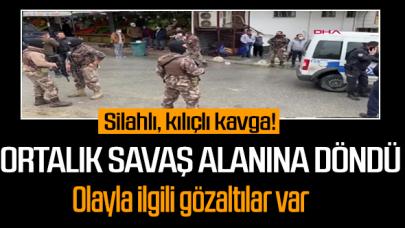 Esenyurt'ta silahlı, kılıçlı kavga! O anlar kamerada