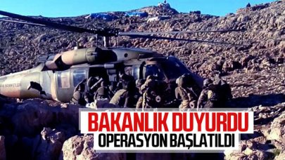 İçişleri Bakanlığı: 'Eren-6 Mergelo' operasyonu başlatıldı