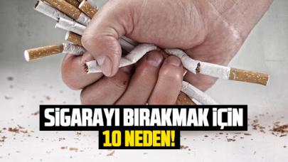 Sigarayı bırakmak için 10 neden!