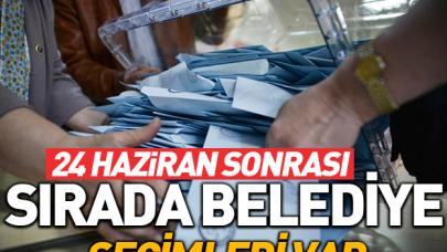 Sırada belediye seçimleri var