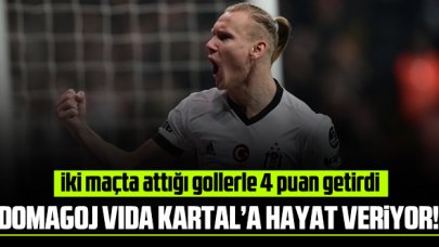 Domagoj Vida'dan 4 puan geldi!