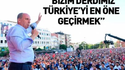 Muharrem İnce: Ekibimle Türkiye'yi en öne geçireceğiz