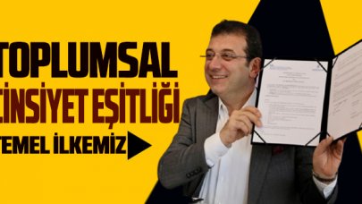 İmamoğlu'ndan 'cinsiyet eşitliği' vurgusu