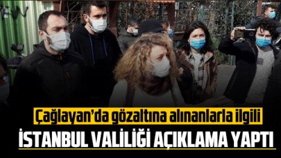 Çağlayan’da gözaltına alınanlarla ilgili, İstanbul Valiliği açıklama yaptı