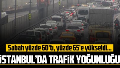 İstanbul'da trafik yoğunluğu