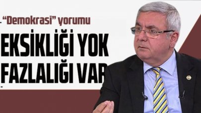 Metiner: Türkiye'de demokrasi eksikliği yok, fazlalığı var