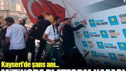 Platform çöktü