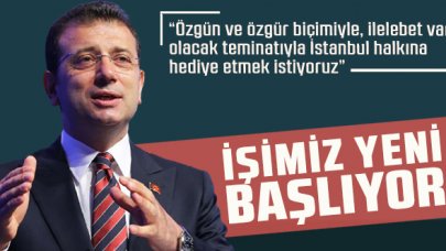 İşimiz yeni başlıyor!