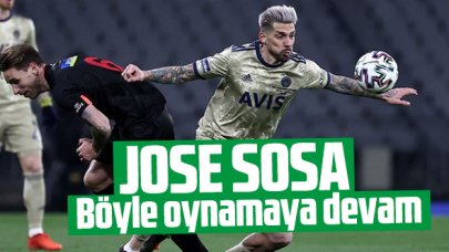 Jose Sosa: Yükselen formum devam edecek