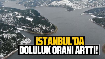 İstanbul'daki barajlarda doluluk oranı yüzde 48.67'ye yükseldi