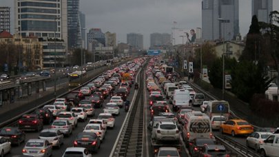 İstanbul'da trafik yoğunluğu yüzde 62'ye ulaştı