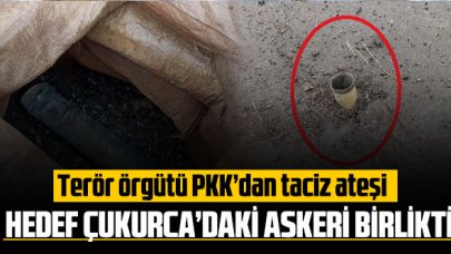 Terör örgütü PKK’dan taciz ateşi: Hedef Çukurca’daki askeri birlikti