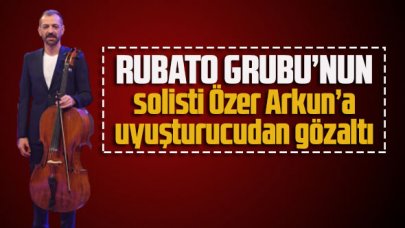 Rubato grubunun solisti Özer Arkun’a uyuşturucudan gözaltı