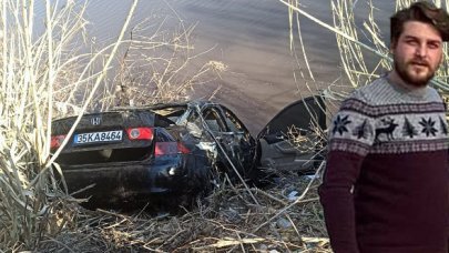 Akhisar’da çaya uçan otomobilin sürücüsü hayatını kaybetti