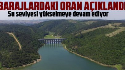 İstanbul'daki barajlarda su seviyesi yükselmeye devam ediyor