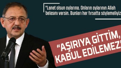 "Lanet olsun onların oylarına" diyen AK Partili Özhaseki: Aşırıya gittim, kabul edilemez