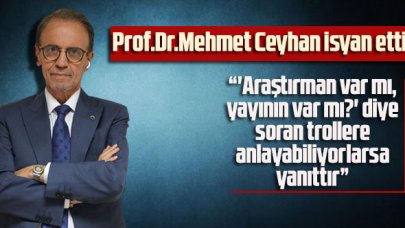 Prof. Dr. Mehmet Ceyhan isyan etti