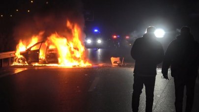 150 kilometre boyunca polisten kaçıp ortalığı savaş alanına çevirdiler