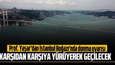 Prof. Yaşar'dan İstanbul Boğazı'nda donma uyarısı: 1929 yılındaki gibi karşıdan karşıya yürüyerek geçilecek