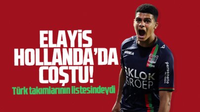 Elayis Tavşan Hollanda'da coştu! Süper Lig takımlarının listesindeydi...