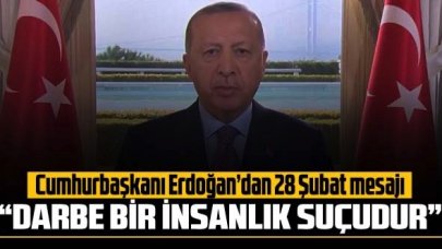 Cumhurbaşkanı Erdoğan 28 Şubat açıklaması: 28 Şubat'ı yaşadım, 28 Şubat'ın farkındayım