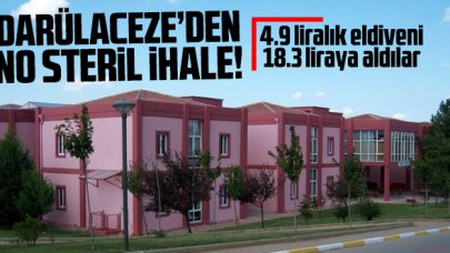 Darülaceze'den no steril ihale!