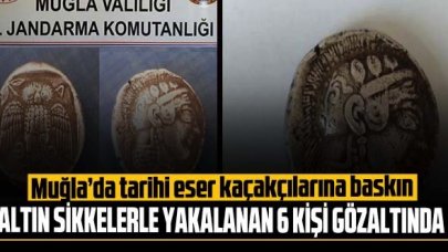 Muğla'da tarihi eser kaçakçılarına baskın: 6 gözaltı