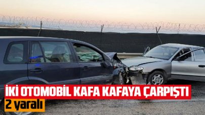 Silifke'de virajda kontrolden çıkan araba başka otomobille kafa kafaya çarpıştı: 2 yaralı