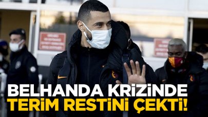 Fatih Terim de restini çekti! Belhanda krizinde son dakika...