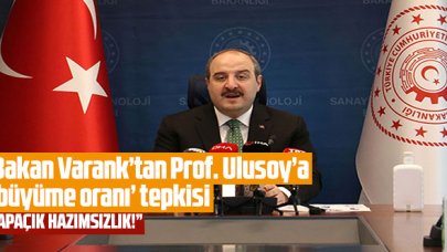 Bakan Varank'tan Prof. Ulusoy'a 'büyüme oranı' tepkisi: "Apaçık hazımsızlık!"