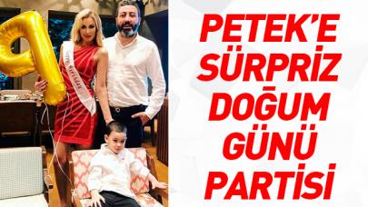 Petek Dinçöz'e sürpriz doğum günü partisi