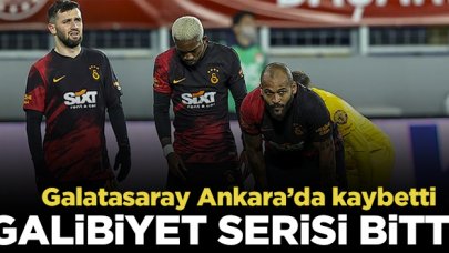 Galatasaray'ın galibiyet serisi sona erdi