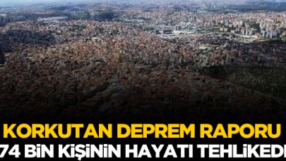 Korkutan deprem raporu! 174 bin kişinin hayatı tehlikede