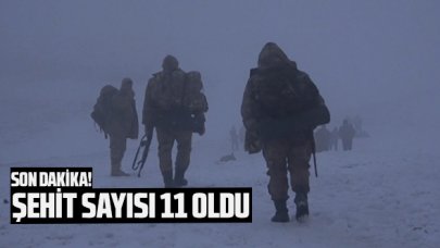 Son dakika: Bitlis'te şehit sayısı 11'e yükseldi