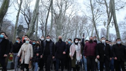 Ayasofya'da sabah namazı