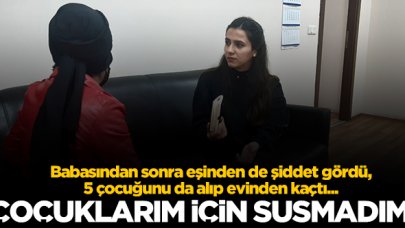 Çocuklarım için susmadım!