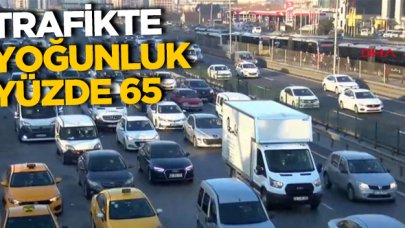 İstanbul'da hafta yüzde 65 yoğunlukla başladı