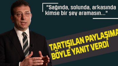 İmamoğlu: Mesajımız iyi duygularla yazılmıştır