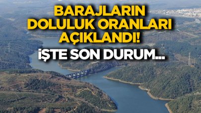 İstanbul'daki barajların son durumu açıklandı! İşte doluluk oranları...