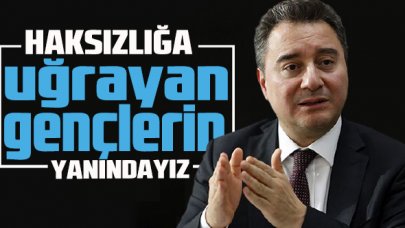 Ali Babacan: Yeni anayasa diyorlar ama içi boş