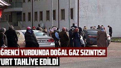 Düzce'de kız öğrenci yurdunda doğal gaz sızıntısı