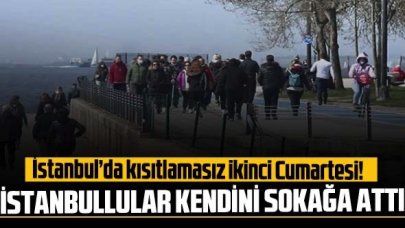 Kısıtlamasız ikinci Cumartesi: İstanbullular kendini sokağa attı