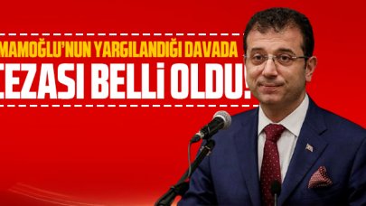 Ekrem İmamoğlu'nun yargılandığı davada karar!