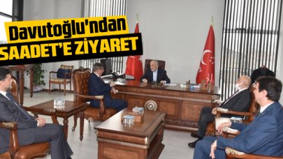 Davutoğlu'ndan, Karamollaoğlu ve Oğuz Asiltürk'e ziyaret