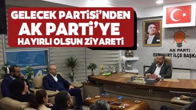 Gelecek Partisi'nden AK Parti'ye hayırlı olsun ziyareti