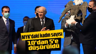 MHP, üst yönetim organı üyelerinin yarısını değiştirdi