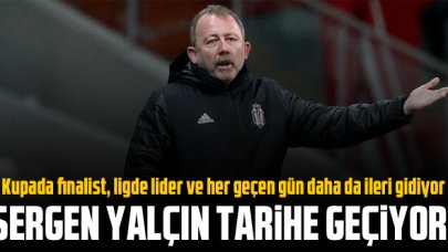 Beşiktaş'ta Sergen Yalçın tarihe geçiyor!